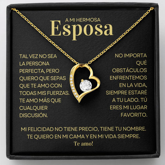 A Mi Hermosa Esposa - Forever Love Necklace